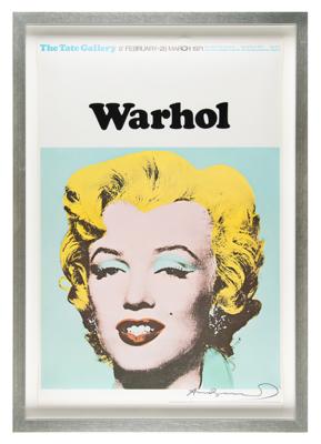 Lot #6094 Andy Warhol Signed Exhibition Poster - Image 2