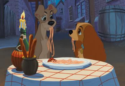Lot #6081 Lady and Tramp production cels from Lady and the Tramp - Image 1