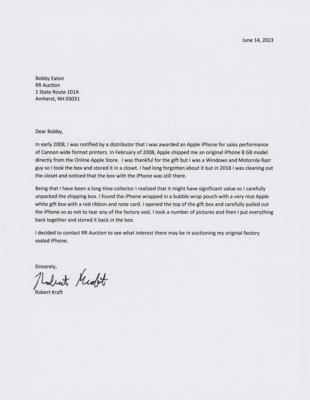 Lot #6074 Apple iPhone (First Generation, Sealed 8GB) with Gift Packaging - Image 9