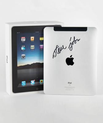 Lot #6072 Steve Jobs Signed iPad - 