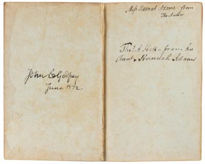 Lot #6002 John Adams Signed Books - A Defence of the Constitutions of Government of the United States of America, Inscribed to His Cousin - Image 2