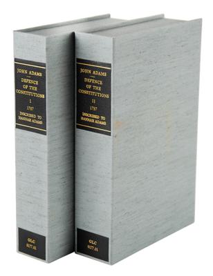 Lot #6002 John Adams Signed Books - A Defence of the Constitutions of Government of the United States of America, Inscribed to His Cousin - Image 8