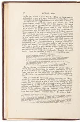 Lot #6031 Walt Whitman 