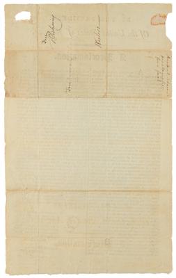 Lot #6003 John Adams Broadside for Presidential Proclamation of a Day of Fasting - Image 2