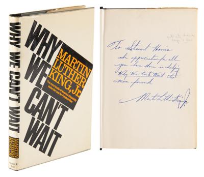 Lot #6030 Martin Luther King, Jr. Signed Book -