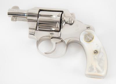 Lot #6053 J. Edgar Hoover's 1938 Colt .32 Pocket Positive Revolver (Factory-Engraved 