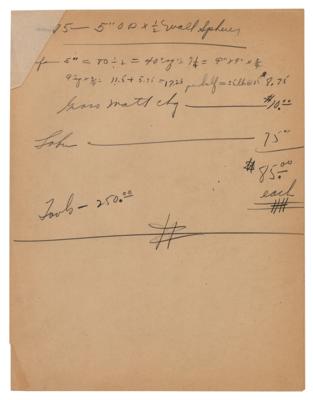 Lot #6061 Manhattan Project: Copper Plutonium Core Tamper Prototypes with 