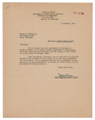 Lot #6061 Manhattan Project: Copper Plutonium Core Tamper Prototypes with 