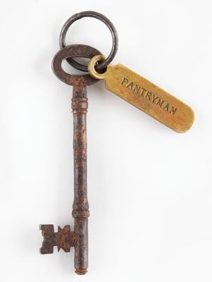 Lot #6058 Titanic: Pantryman Key of Saloon Steward Alfred Deeble - originates directly from the family and documented by the Provincial Secretary of Nova Scotia - Image 2