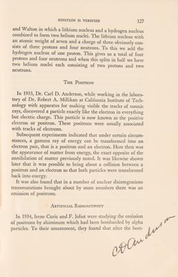 Lot #6090 Manhattan Project: Atomic Bomb Signed Book with Einstein, Oppenheimer, Bohr, Enola Gay Crew, Nobel Prize Winners, and Nuclear Researchers - Image 10