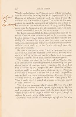 Lot #6090 Manhattan Project: Atomic Bomb Signed Book with Einstein, Oppenheimer, Bohr, Enola Gay Crew, Nobel Prize Winners, and Nuclear Researchers - Image 11