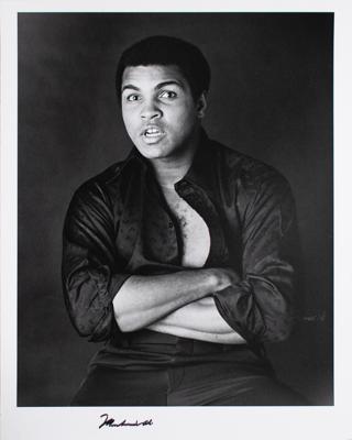 Lot #743 Muhammad Ali Signed Oversized Photograph