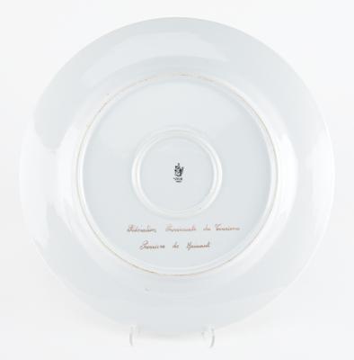 Lot #276 Charles H. Price II Diplomatic Presentation Plate - Image 3