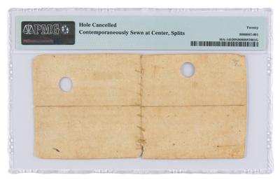 Lot #32 Massachusetts Bay Currency (15 Shillings, 1775) - Image 2