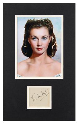 Lot #691 Vivien Leigh Signature - Image 1