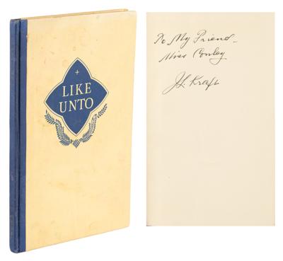 Lot #262 James L. Kraft Signed Book