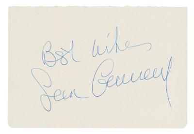 Lot #653 Sean Connery Signature