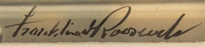Lot #112 Franklin D. Roosevelt Signed Photograph from His Visit to Hawaii - Image 2
