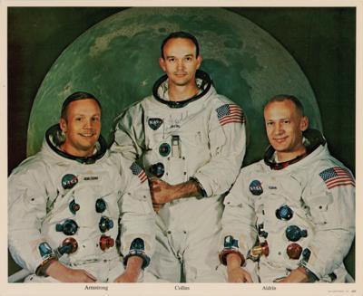 Lot #378 Michael Collins (2) Signed Photographs - Image 2