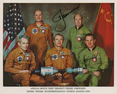 Lot #374 Apollo-Soyuz Signed Photograph