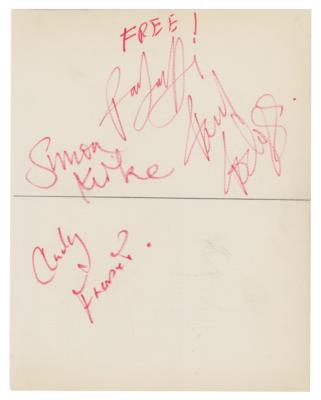 Lot #516 Free Signatures