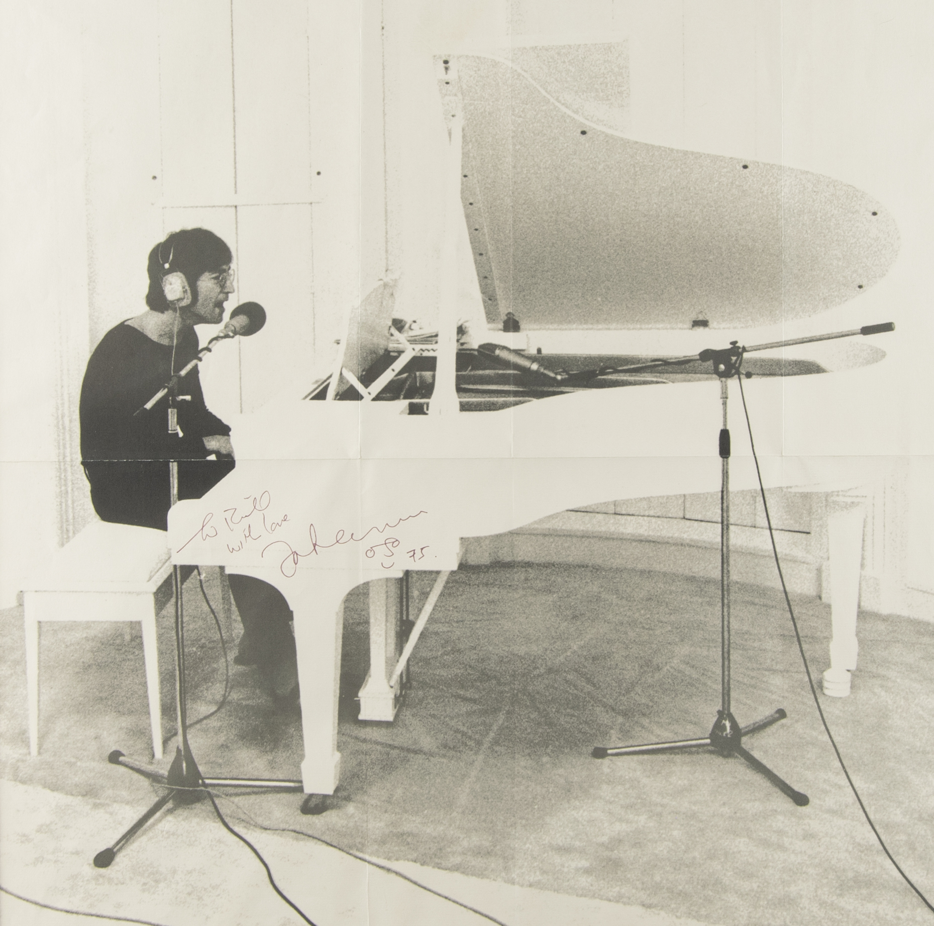 Lot #510 Beatles: John Lennon Signed Poster from