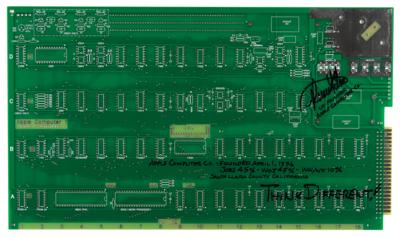 Lot #232 Apple: Ronald Wayne Signed Apple-1