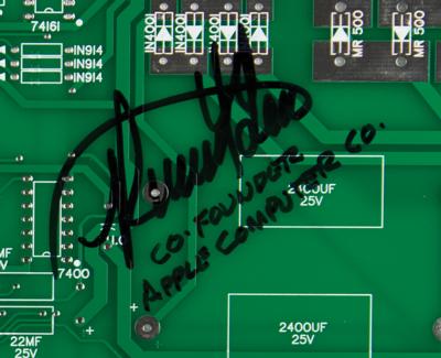 Lot #232 Apple: Ronald Wayne Signed Apple-1 Replica Board - Image 2