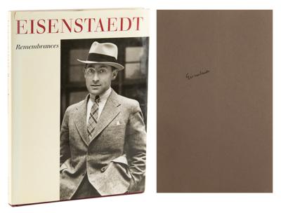 Lot #432 Alfred Eisenstaedt Signed Book -