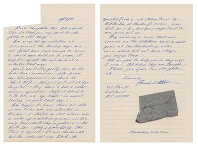 Lot #346 Hindenburg Disaster Swatch