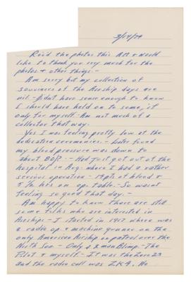 Lot #346 Hindenburg Disaster Swatch - Image 2