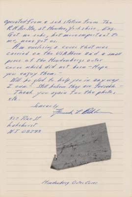 Lot #346 Hindenburg Disaster Swatch - Image 3