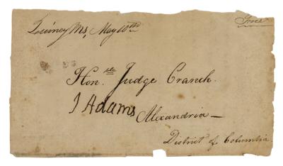 Lot #6 John Adams Signed Free Frank