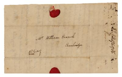 Lot #13 John Quincy Adams ALS as an 18-year-old Student at Harvard University - Image 4