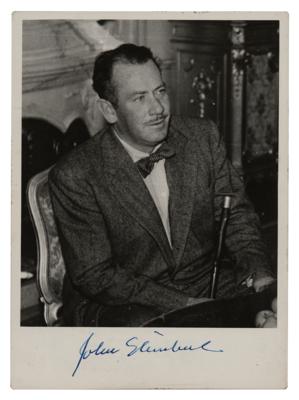 Lot #470 John Steinbeck Signed Photograph - Image 1