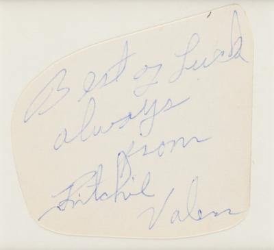 Lot #525 Ritchie Valens Signature - Image 2