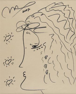 Lot #437 Peter Max Original Sketch - Image 2