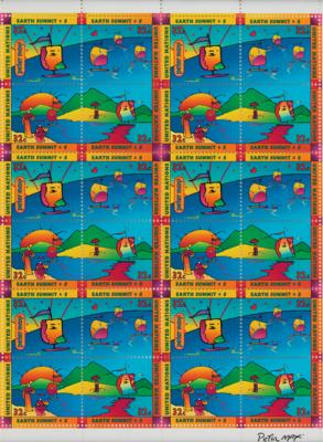 Lot #437 Peter Max Original Sketch - Image 3