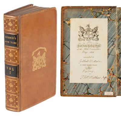 Lot #218 Thomas Robert Malthus Signed Book