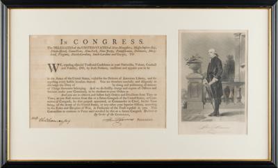 Lot #31 Henry Laurens Signed Military Document, Issued for 'the Defence of American Liberty' - Image 1