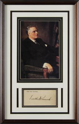 Lot #156 Franklin D. Roosevelt Signature - Image 1