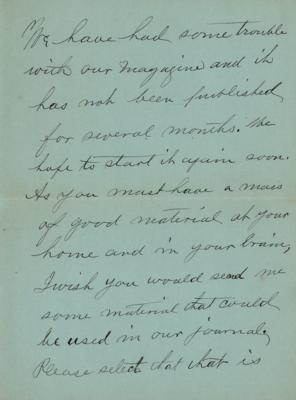 Lot #335 Nelson A. Miles Autograph Letter Signed - Image 2