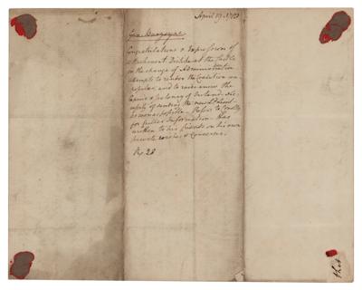 Lot #224 Sam Houston Signed Republic of Texas Appointment - Image 2