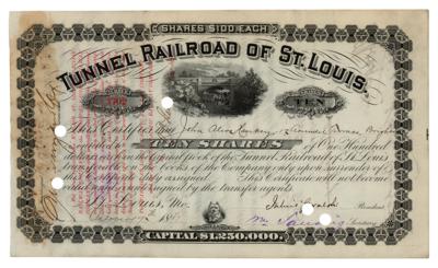 Lot #270 J. Pierpont Morgan Document Signed