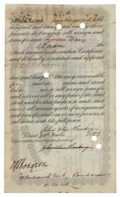 Lot #270 J. Pierpont Morgan Document Signed - Image 2