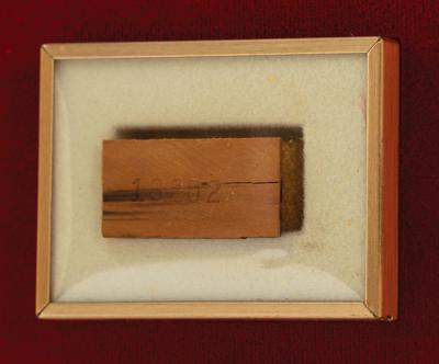Lot #68 Independence Hall Wood Relic Wood - Image 2