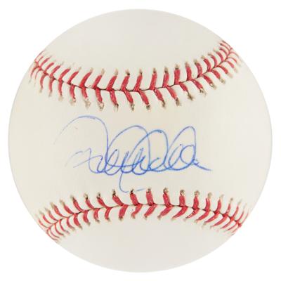 Lot #748 Derek Jeter Signed Baseball