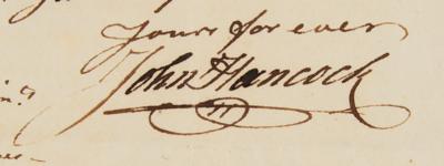 Lot #19 John Hancock Autograph Letter Signed to Wife from Continental Congress (1777) - Image 2
