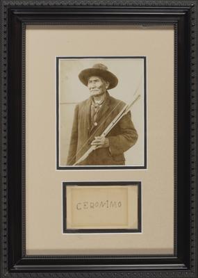Lot #223 Geronimo Signature - Image 1