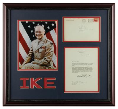 Lot #137 Dwight D. Eisenhower Typed Letter Signed as President (1956) - Image 1